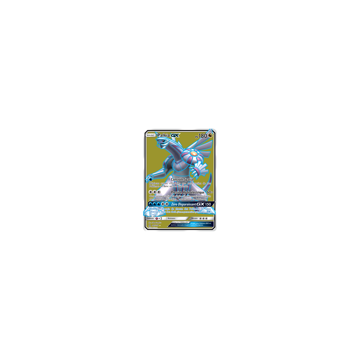 Palkia 147/156 : Joyau Ultra rare de l'extension Pokémon Ultra-Prisme