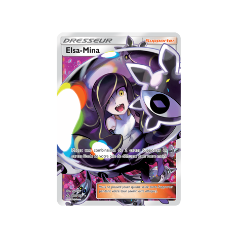 Elsa-Mina 153/156 : Joyau Ultra rare de l'extension Pokémon Ultra-Prisme