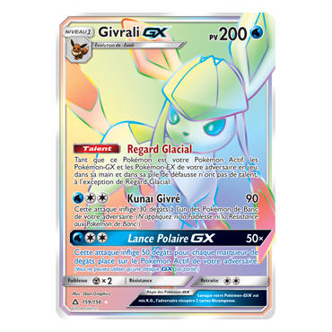 Découvrez Givrali, carte Arc-en-ciel rare de la série Ultra-Prisme