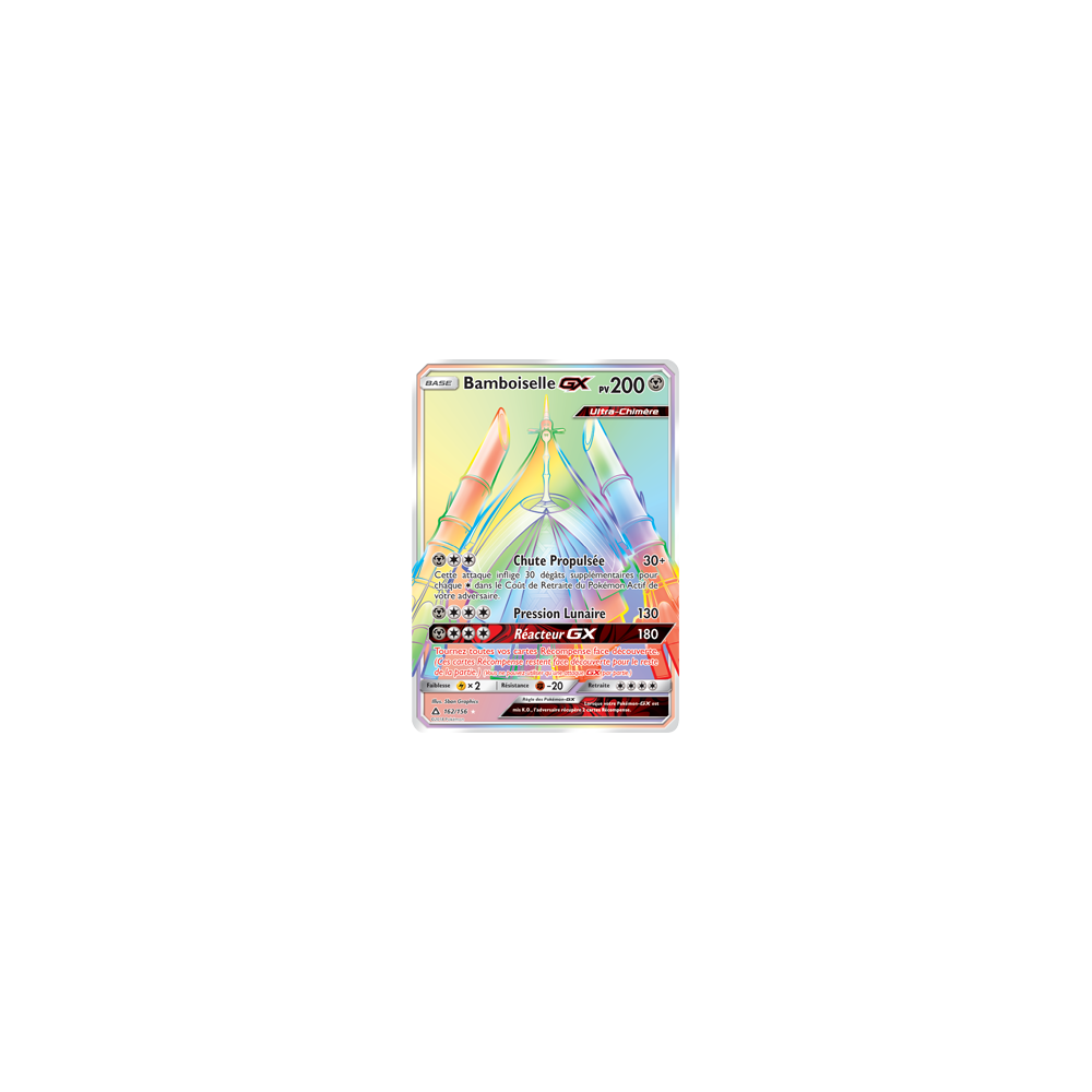 Carte Bamboiselle - Arc-en-ciel rare de Pokémon Ultra-Prisme 162/156