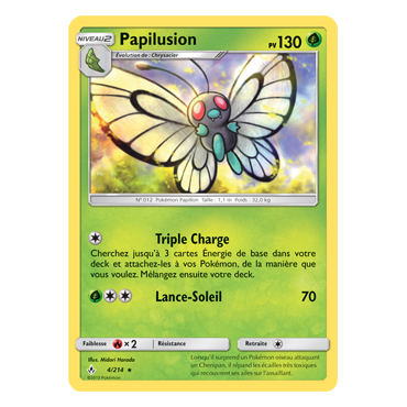 Papilusion 4/214 : Joyau Rare de l'extension Pokémon Alliance Infaillible