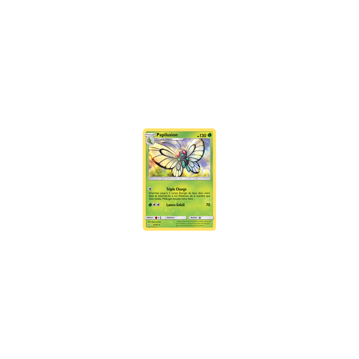 Papilusion 4/214 : Joyau Rare de l'extension Pokémon Alliance Infaillible