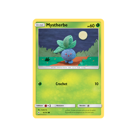 Carte Mystherbe - Commune de Pokémon Alliance Infaillible 6/214