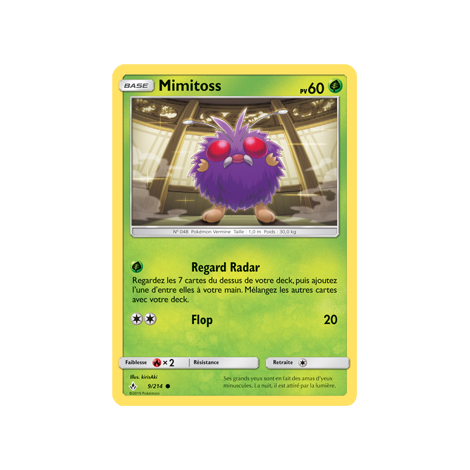 Carte Mimitoss - Commune de Pokémon Alliance Infaillible 9/214