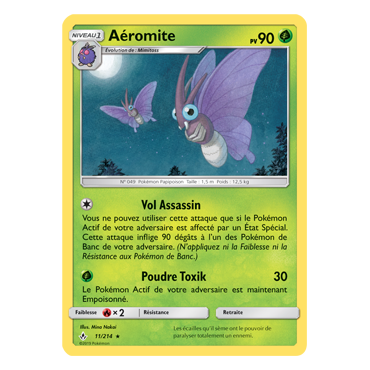 Découvrez Aéromite, carte Rare de la série Alliance Infaillible