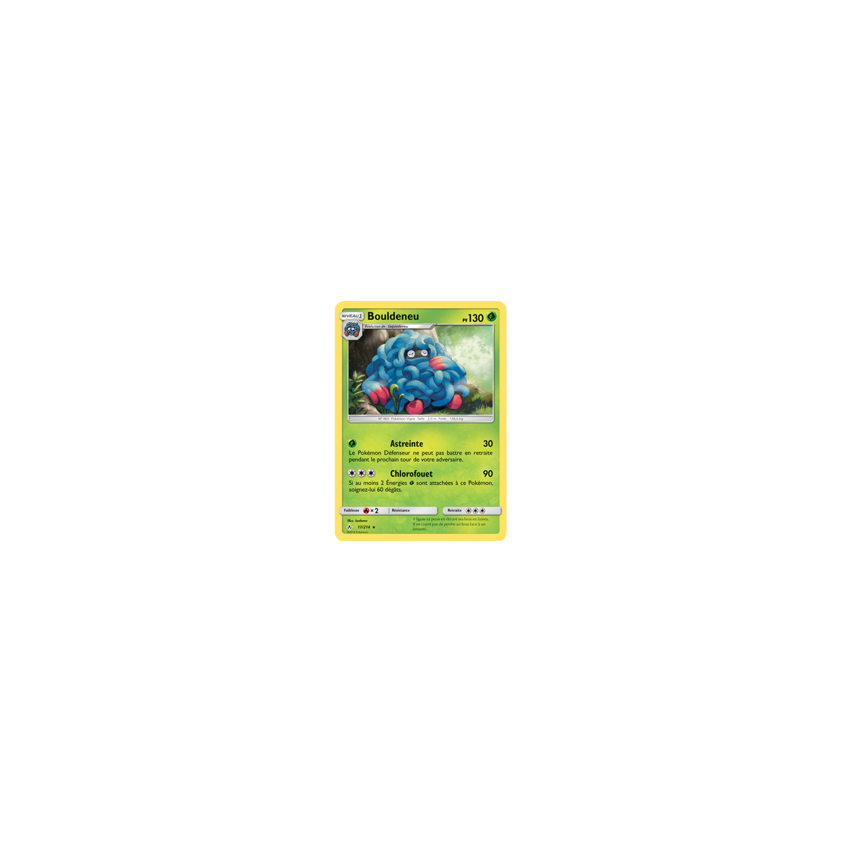 Carte Bouldeneu - Rare de Pokémon Alliance Infaillible 17/214