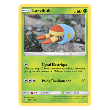 Carte Larvibule - Commune de Pokémon Alliance Infaillible 18/214