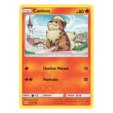 Découvrez Caninos, carte Commune de la série Alliance Infaillible