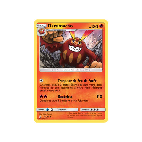 Carte Darumacho - Rare de Pokémon Alliance Infaillible 24/214