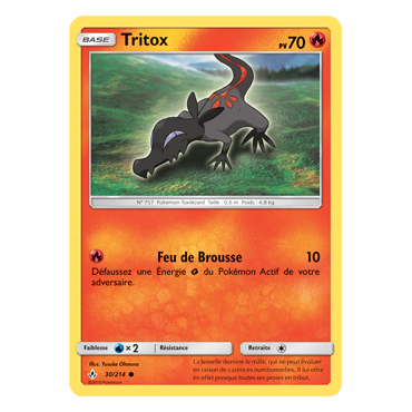 Tritox 30/214 : Joyau Commune de l'extension Pokémon Alliance Infaillible