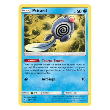 Ptitard 36/214 : Joyau Commune de l'extension Pokémon Alliance Infaillible