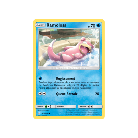 Ramoloss 42/214 : Joyau Commune de l'extension Pokémon Alliance Infaillible