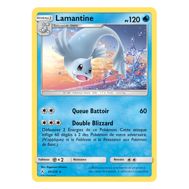 Découvrez Lamantine, carte Rare de la série Alliance Infaillible