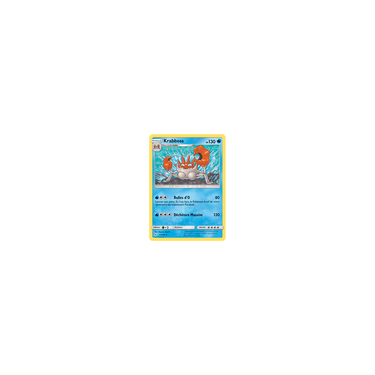 Krabboss 47/214 : Joyau Rare de l'extension Pokémon Alliance Infaillible