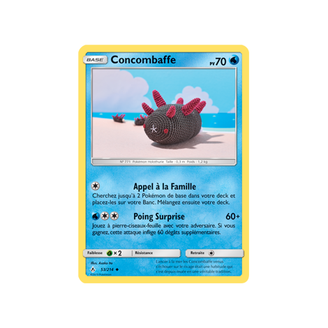 Carte Concombaffe - Peu commune de Pokémon Alliance Infaillible 53/214