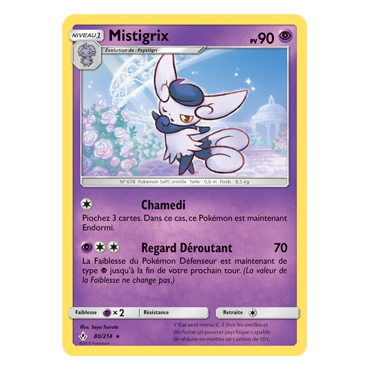 Mistigrix 80/214 : Joyau Rare de l'extension Pokémon Alliance Infaillible