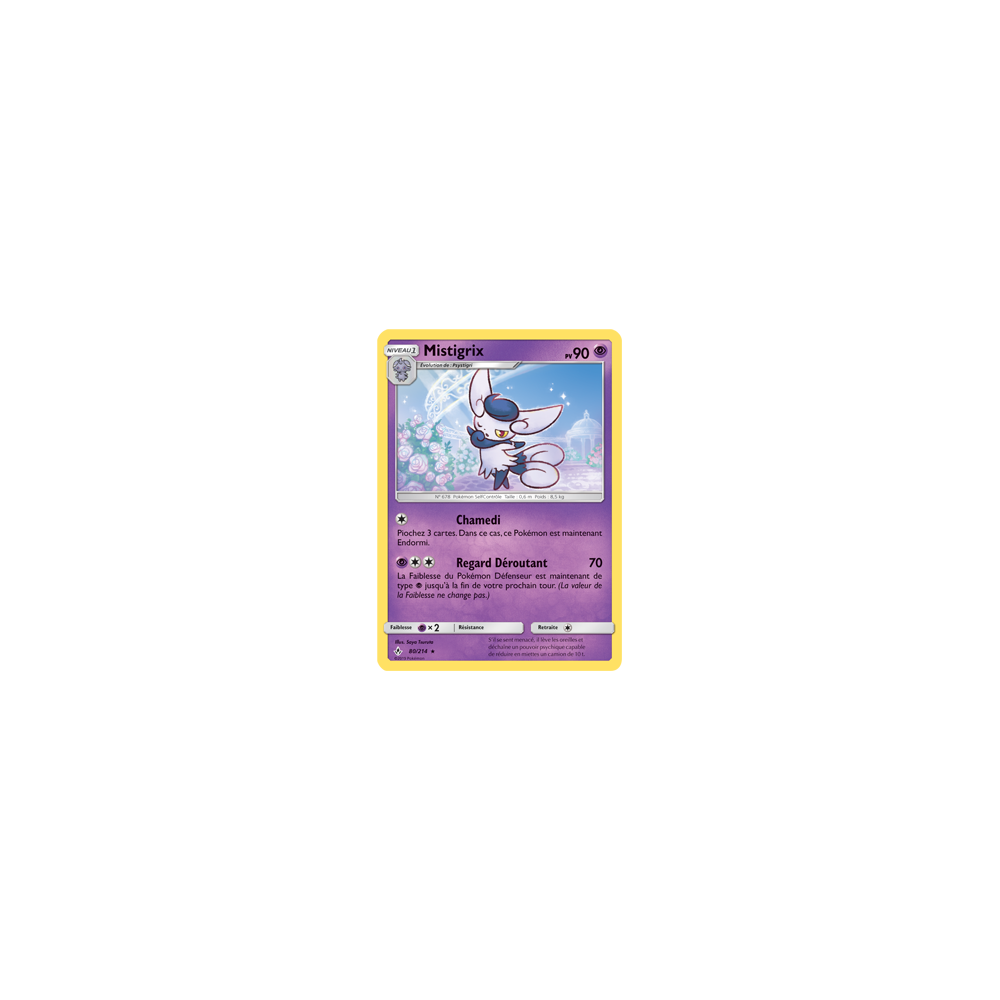 Mistigrix 80/214 : Joyau Rare de l'extension Pokémon Alliance Infaillible