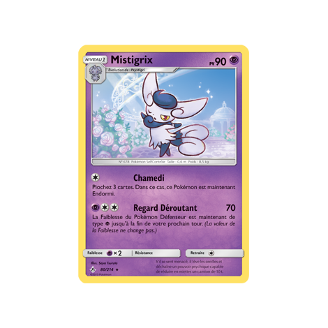 Mistigrix 80/214 : Joyau Rare de l'extension Pokémon Alliance Infaillible