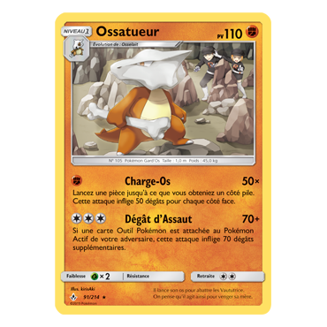 Découvrez Ossatueur, carte Rare de la série Alliance Infaillible