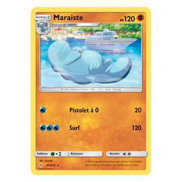Maraiste 97/214 : Joyau Rare de l'extension Pokémon Alliance Infaillible
