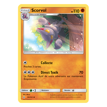 Découvrez Scorvol, carte Peu commune de la série Alliance Infaillible