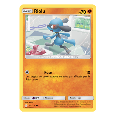 Découvrez Riolu, carte Commune de la série Alliance Infaillible