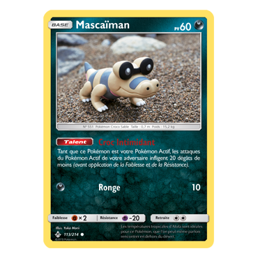 Découvrez Mascaïman, carte Commune de la série Alliance Infaillible