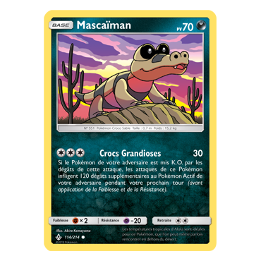 Découvrez Mascaïman, carte Commune de la série Alliance Infaillible