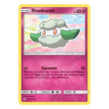 Doudouvet 139/214 : Joyau Commune de l'extension Pokémon Alliance Infaillible