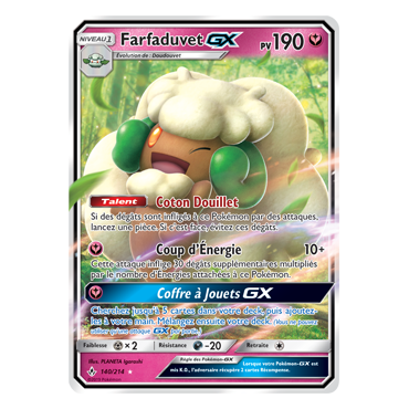 Farfaduvet 140/214 : Joyau Holographique rare GX de l'extension Pokémon Alliance Infaillible