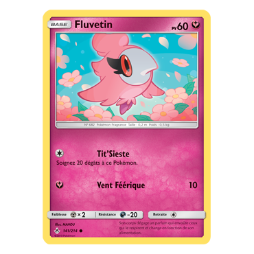 Carte Fluvetin - Commune de Pokémon Alliance Infaillible 141/214