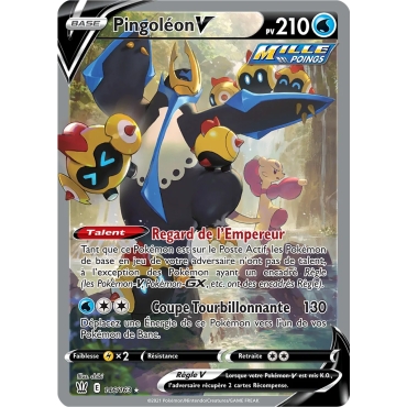 Carte Pingoléon - Ultra rare de Pokémon Épée et Bouclier Styles de Combat 146/163