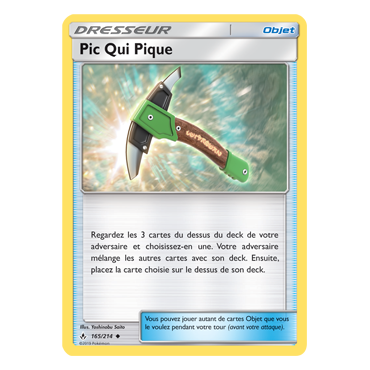 Découvrez Pic Qui Pique, carte Peu commune de la série Alliance Infaillible