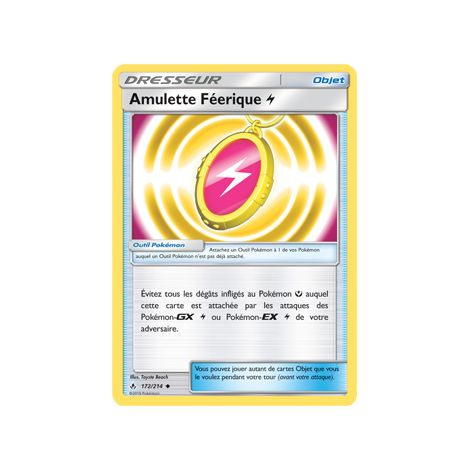 Amulette Féerique 172/214 : Joyau Peu commune de l'extension Pokémon Alliance Infaillible