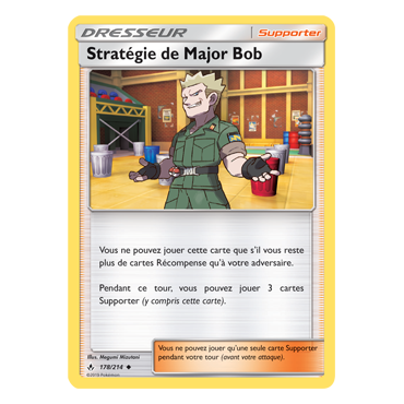 Stratégie de Major Bob 178/214 : Joyau Peu commune de l'extension Pokémon Alliance Infaillible