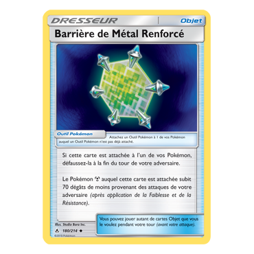 Barrière de Métal Renforcé 180/214 : Joyau Peu commune de l'extension Pokémon Alliance Infaillible