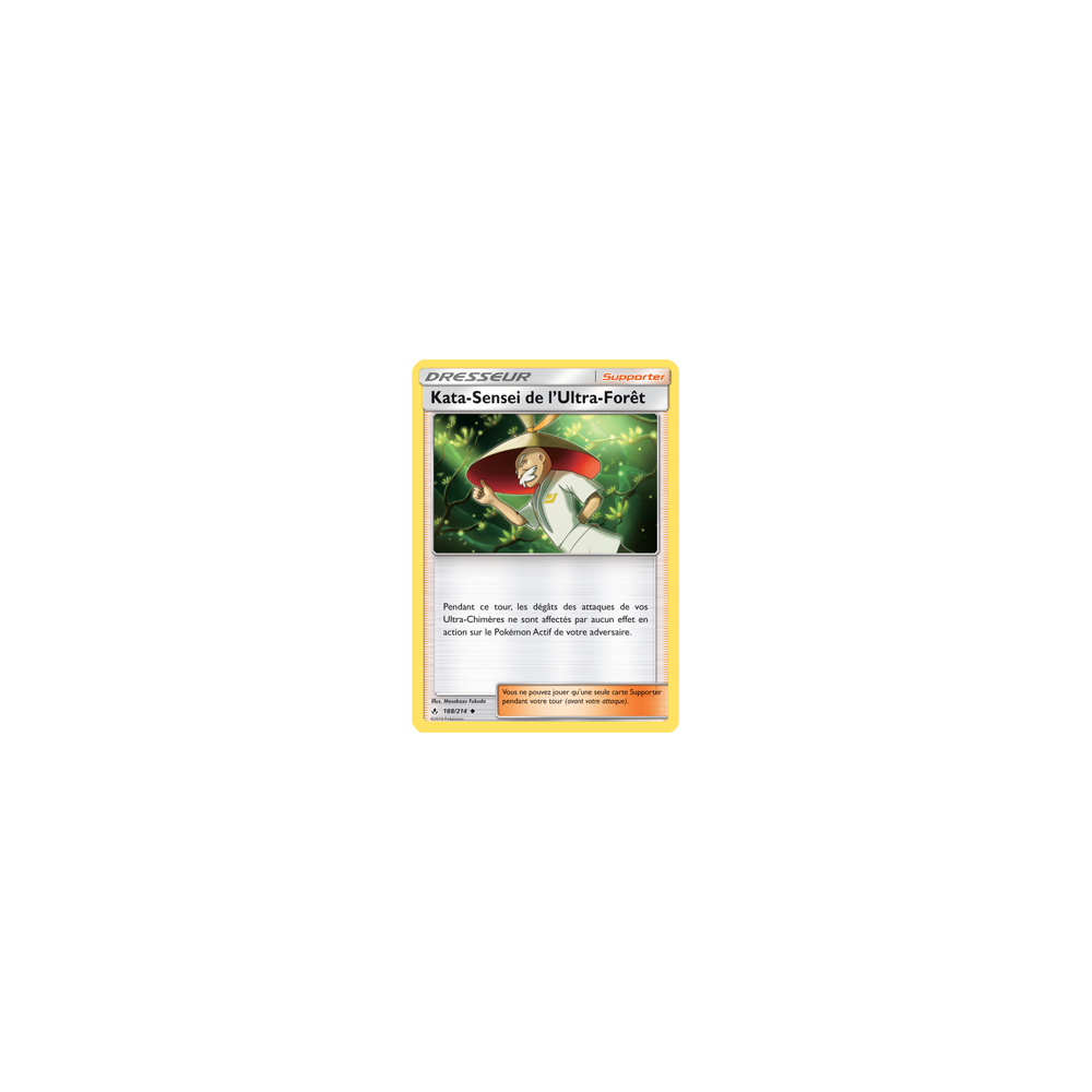 Carte Kata-Sensei de l'Ultra-Forêt - Peu commune de Pokémon Alliance Infaillible 188/214