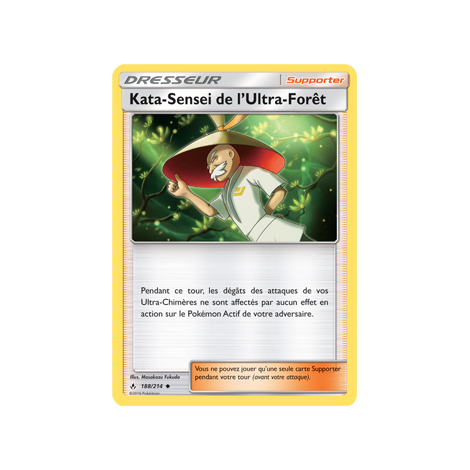 Carte Kata-Sensei de l'Ultra-Forêt - Peu commune de Pokémon Alliance Infaillible 188/214