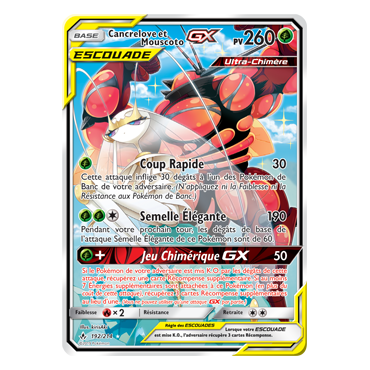 Cancrelove et Mouscoto 192/214 : Joyau Ultra rare de l'extension Pokémon Alliance Infaillible