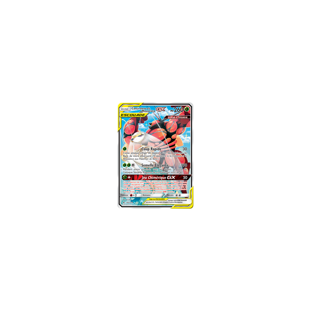 Cancrelove et Mouscoto 192/214 : Joyau Ultra rare de l'extension Pokémon Alliance Infaillible