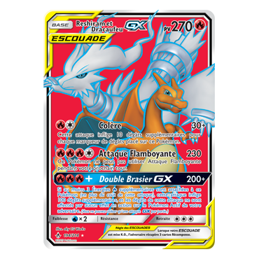 Découvrez Reshiram et Dracaufeu, carte Ultra rare de la série Alliance Infaillible