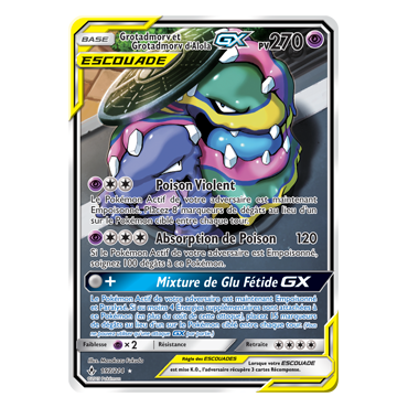 Grotadmorv et Grotadmorv d'Alola 197/214 : Joyau Ultra rare de l'extension Pokémon Alliance Infaillible