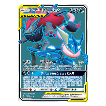Découvrez Amphinobi et Zoroark, carte Ultra rare de la série Alliance Infaillible