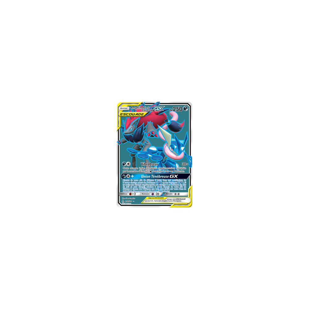 Découvrez Amphinobi et Zoroark, carte Ultra rare de la série Alliance Infaillible