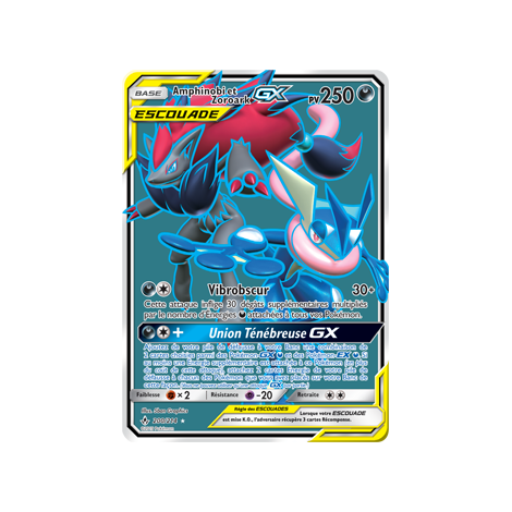 Découvrez Amphinobi et Zoroark, carte Ultra rare de la série Alliance Infaillible