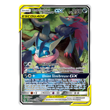 Découvrez Amphinobi et Zoroark, carte Ultra rare de la série Alliance Infaillible