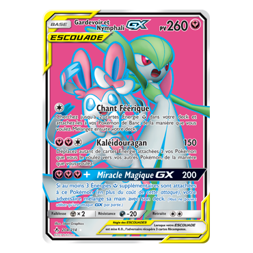Gardevoir et Nymphali 204/214 : Joyau Ultra rare de l'extension Pokémon Alliance Infaillible