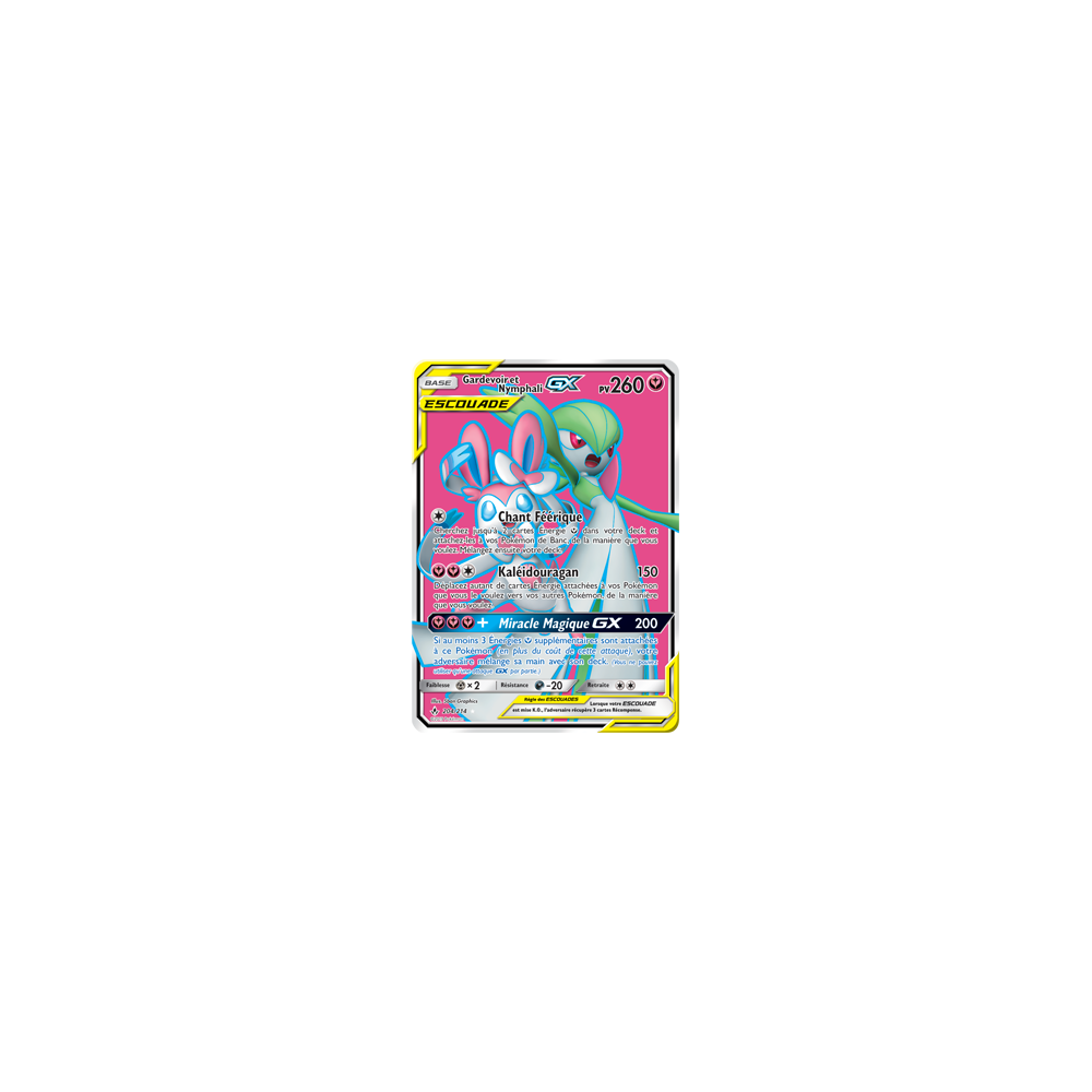 Gardevoir et Nymphali 204/214 : Joyau Ultra rare de l'extension Pokémon Alliance Infaillible