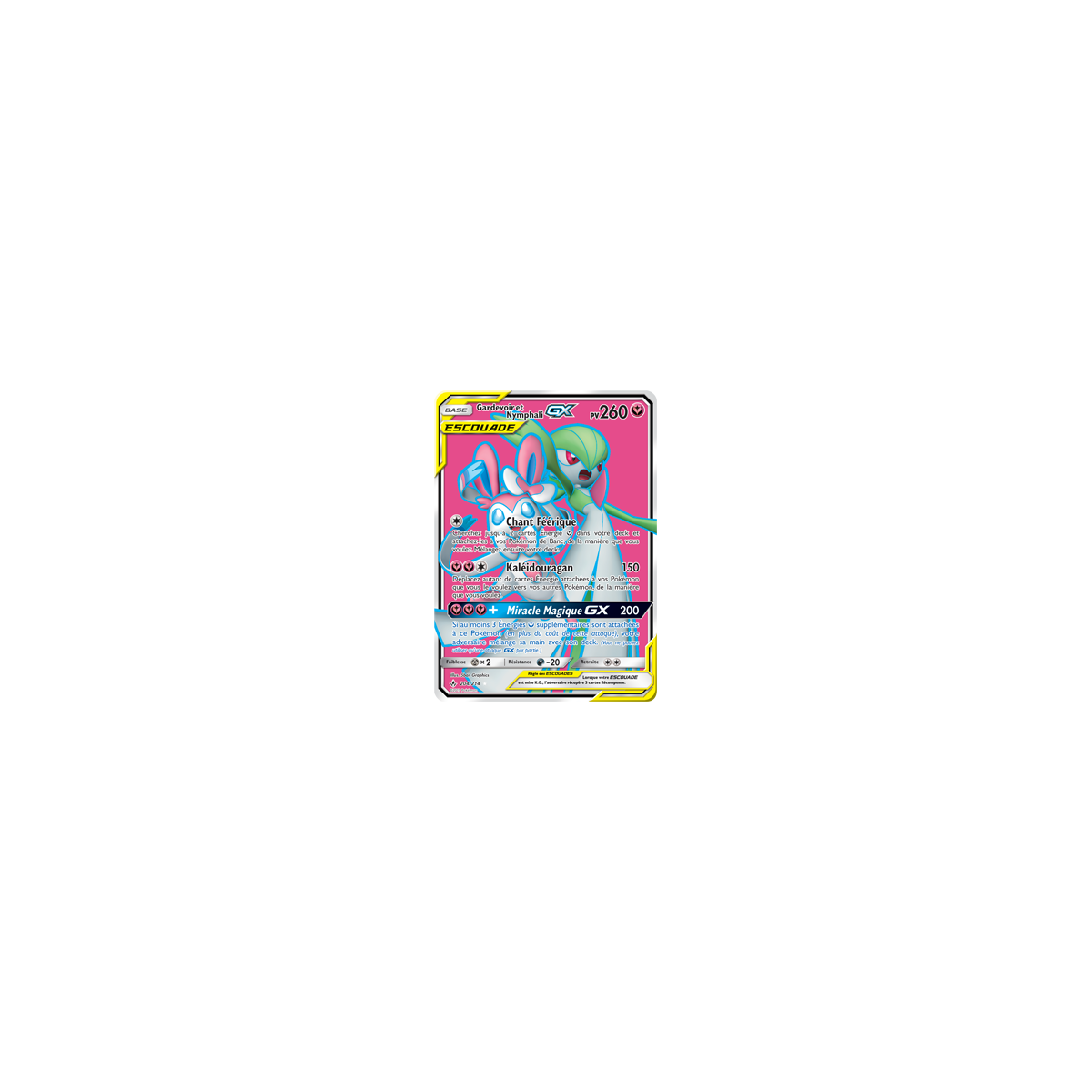 Gardevoir et Nymphali 204/214 : Joyau Ultra rare de l'extension Pokémon Alliance Infaillible