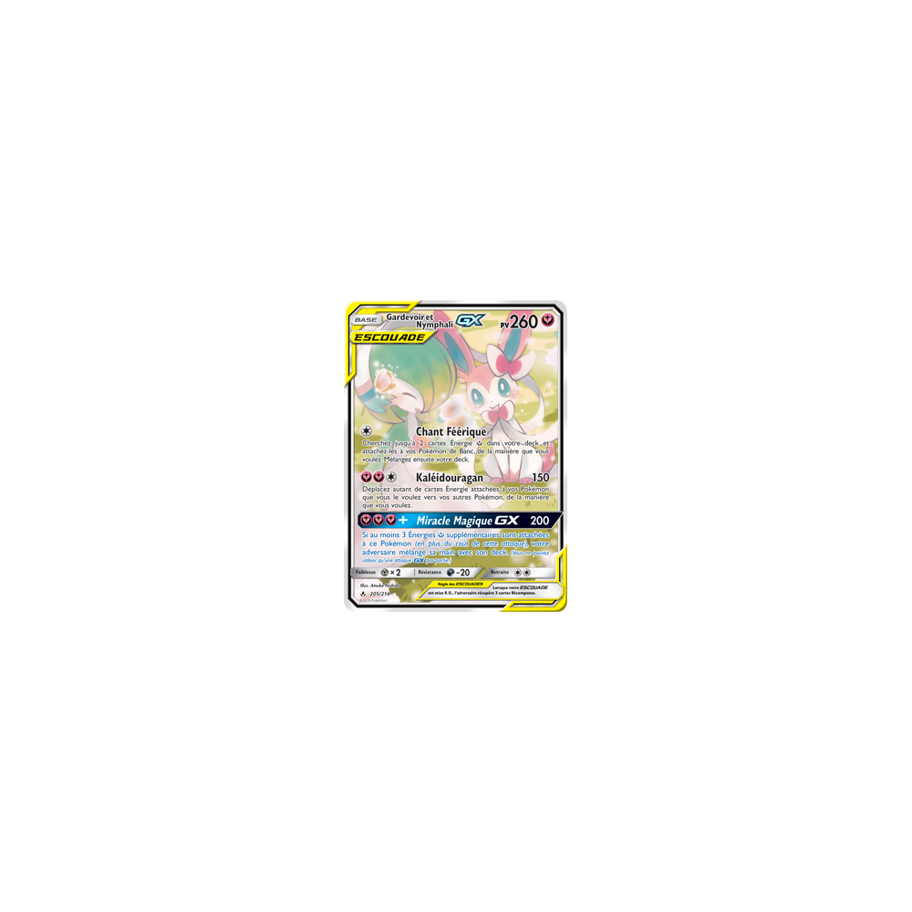 Gardevoir et Nymphali 205/214 : Joyau Ultra rare de l'extension Pokémon Alliance Infaillible